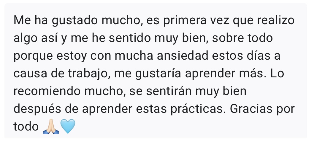mensaje real del grupo · edición anterior