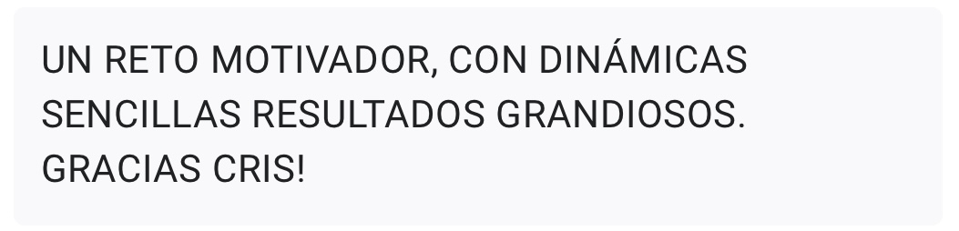 mensaje real del grupo · edición anterior