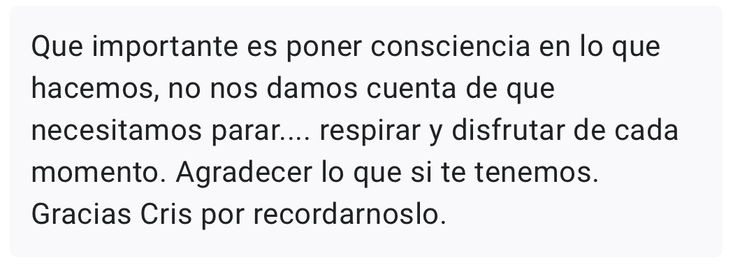 mensaje real del grupo · edición anterior